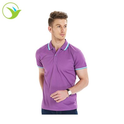 Polo Tee Shirt Wholesale Custom Embroidered Logo Corporate Pique 80%cotton 20%polyester Yellow Short Sleeve Plus Size Quick Dry